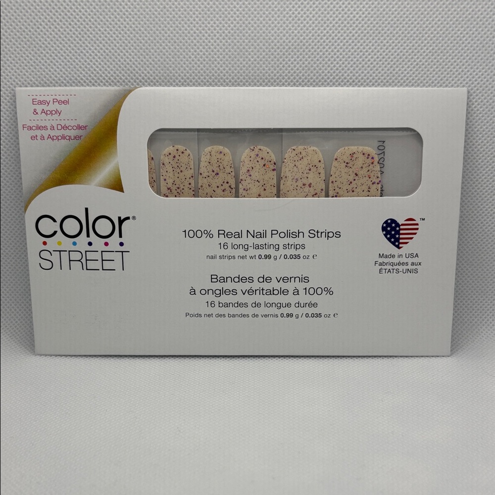 💅 I 3/$10 - Color Street Speckled Nail Polish Strips - Fancy Pants